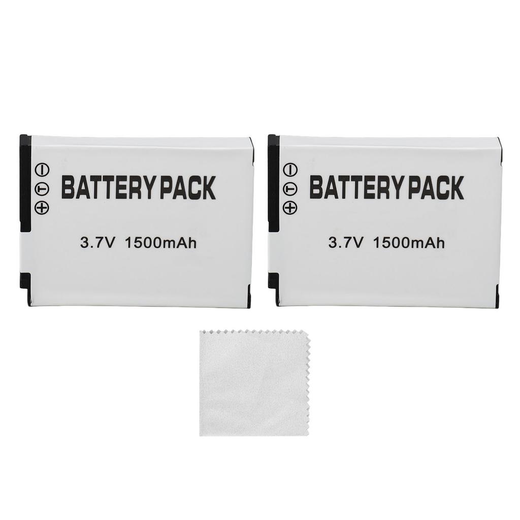 2pcs EN EL12 Camera Battery Replacement 1500mah for Nikon CooIPix S610 S620 S630 S640 S710 S1000pj
