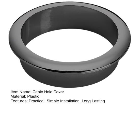 Крышка для кабельного отверстия с люверсом для настольного шнура, высокая прочность, съемная, универсальная, простая в установке, крышка для органайзера для проводов