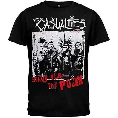 Футболка The Casualties Still For The Punx Полный размер S-5XL EN370 Унисекс Футболка