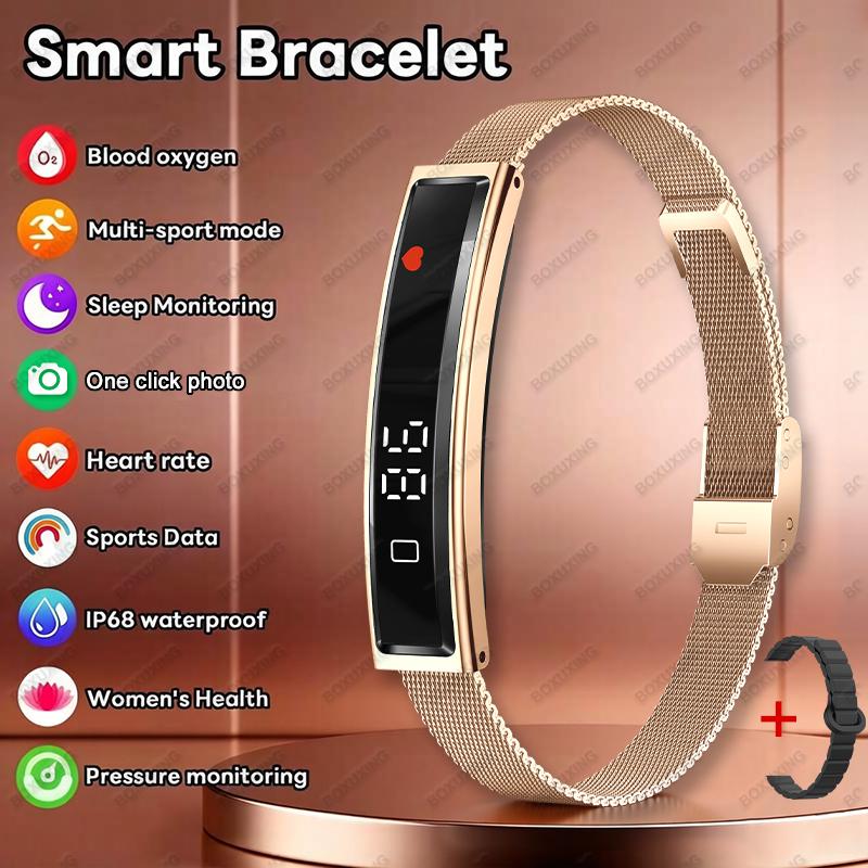 New Sport Smart Bracelet Sleep Monitor Waterproof Health Monitor Pedometer Heart Rate Fitness Track Smart Watches Men Women