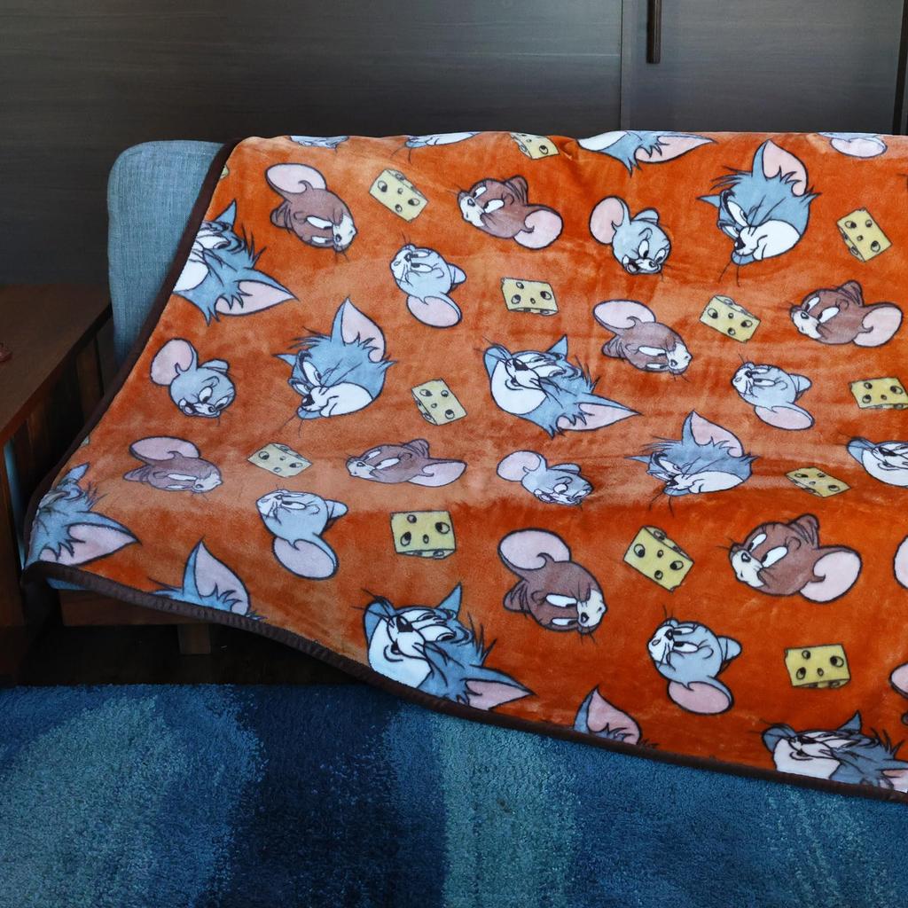 Одеяло Marushin Tom and Jerry Warm Cheese В200 x Ш140 см Одеяло милое, пушистое, стильное, для холодной погоды 4105059400 Прибл.