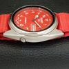 Б/У винтажные мужские часы SEIKO 5 AUTOMATIC 7S26A из Японии с красным циферблатом a433557-2 R117-a433557