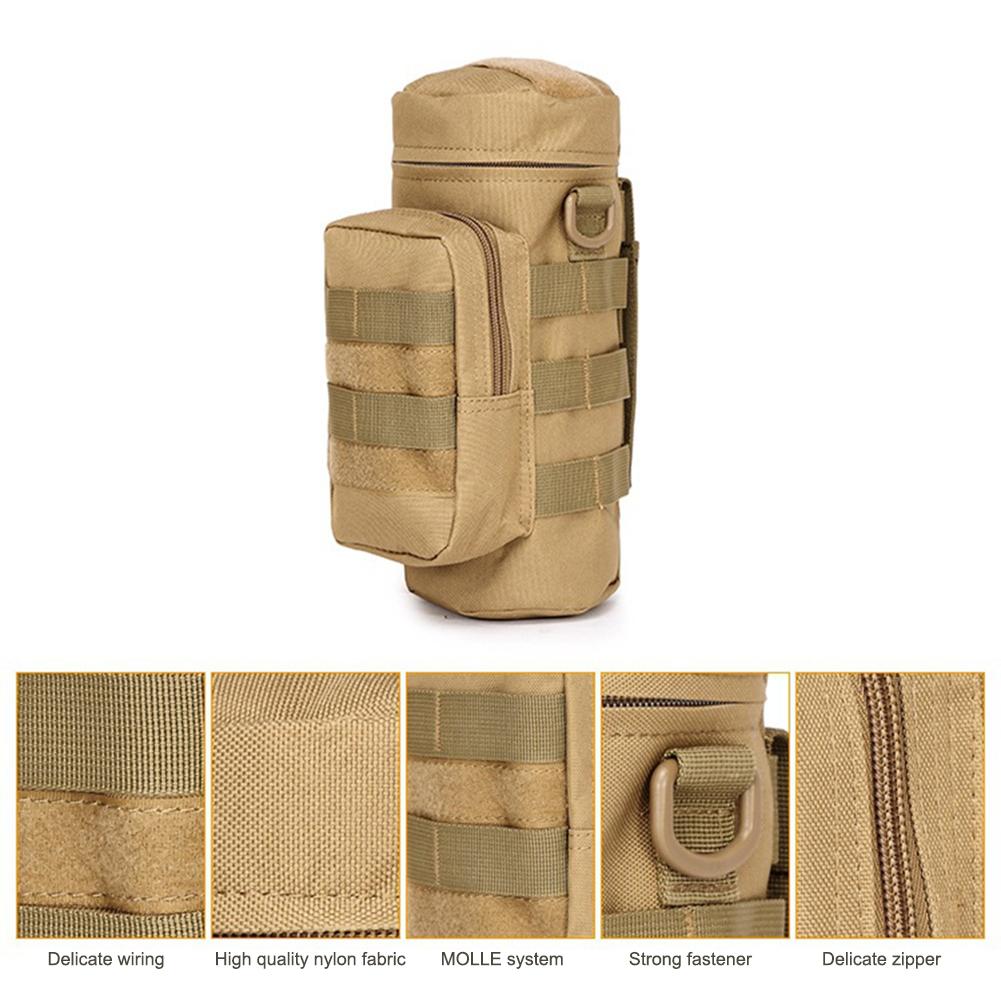 Тактический Чехол для Бутылки Воды Molle Портативный Чехол-Фонарь для Активного Отдыха Туризма Пешего Туризма Рыбалки Тактический Подвесной Чехол для Бутылки