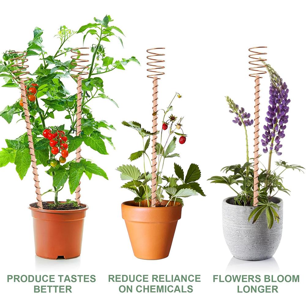 6шт 11,8-дюймовые колья для электрокультуры для выращивания садовых растений и овощей