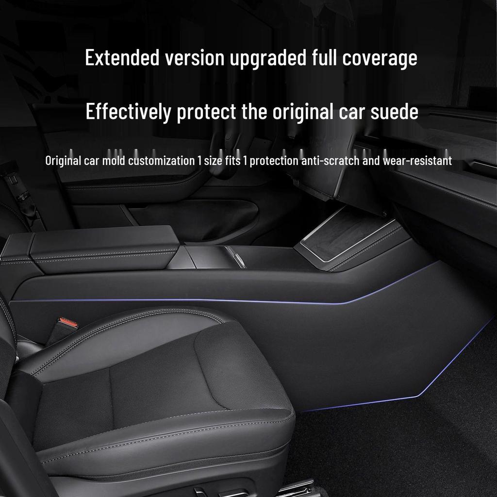 Tesla Model Y 25 Новая версия: Накладки против ударов ногами на центральную консоль - Защитные внутренние панели, Аксессуары для Model Y