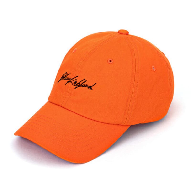 BLACKBLOND BBD Script Logo Cap (Orange)