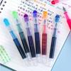 F Nib Writing Ink Pens Large Capacity Straight Liquid Pen Fashion Fountain Pen  School Supplies