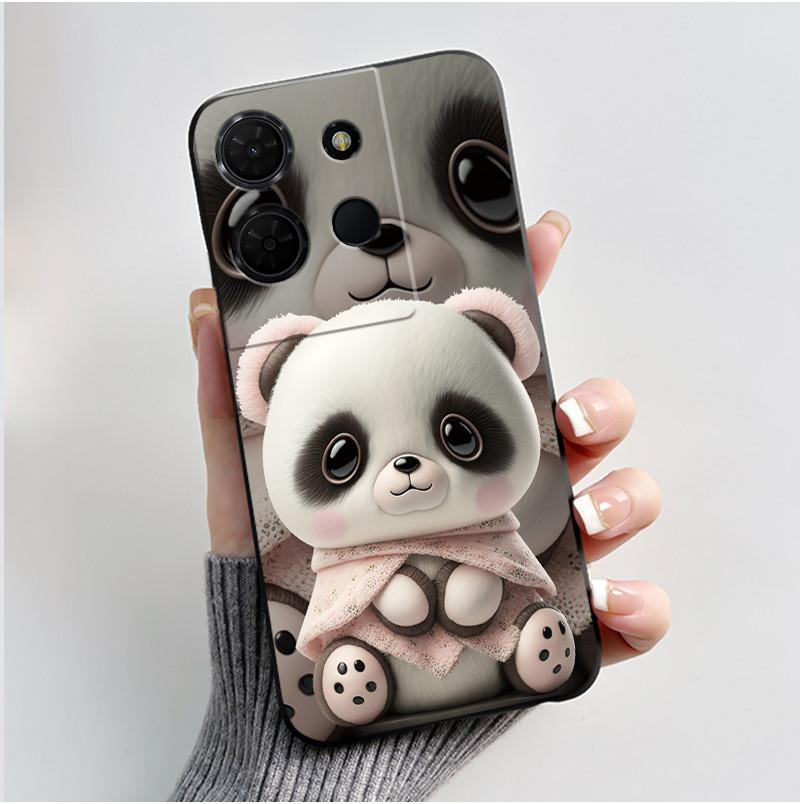 Shockproof Black Casing For TCL 503 Beautiful Aurora Snow Mountain Pattern Cover For K32 5G (T513W)/TCL K33 5G (T513Z) Soft Case