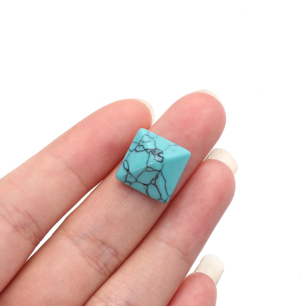 Натуральный камень лечебный пирамидальный узор белый кристалл синий точка нефрит зеленый авантюрин домашняя статуэтка лечебный камень для коллекции