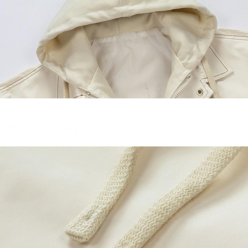 Мужская и женская модная брендовая тонкая водонепроницаемая куртка из жесткого материала с солнцезащитным кремом Fashion Day Повседневная сплошная цветная свободная куртка с капюшоном Искусственные два пальто