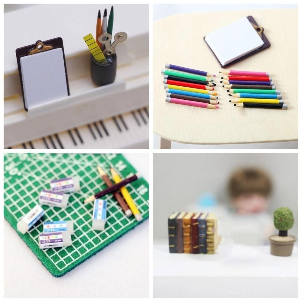 Мини Инструменты для рисования Кукла Канцелярские товары 1:Кукольный домик масштаб 1/12 Письменные принадлежности Вечеринка Фестиваль