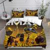 Duvet Cover The Wild Robot 3D Exquisite Cartoon Rozzum Digital Print Bedding Set Comforter Bed Youth Home Decor Kids Boys Gift