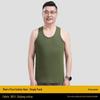 Мужская безрукавка из 100% хлопка, спортивный базовый слой для среднего и пожилого возраста, белая толстовка большого размера