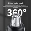 Electric Nose Hair Trimmer for Men Women High Speed Motor Hair Remover Lips Eyebrows Razor R Type Cutter Head Trimmer for Nose