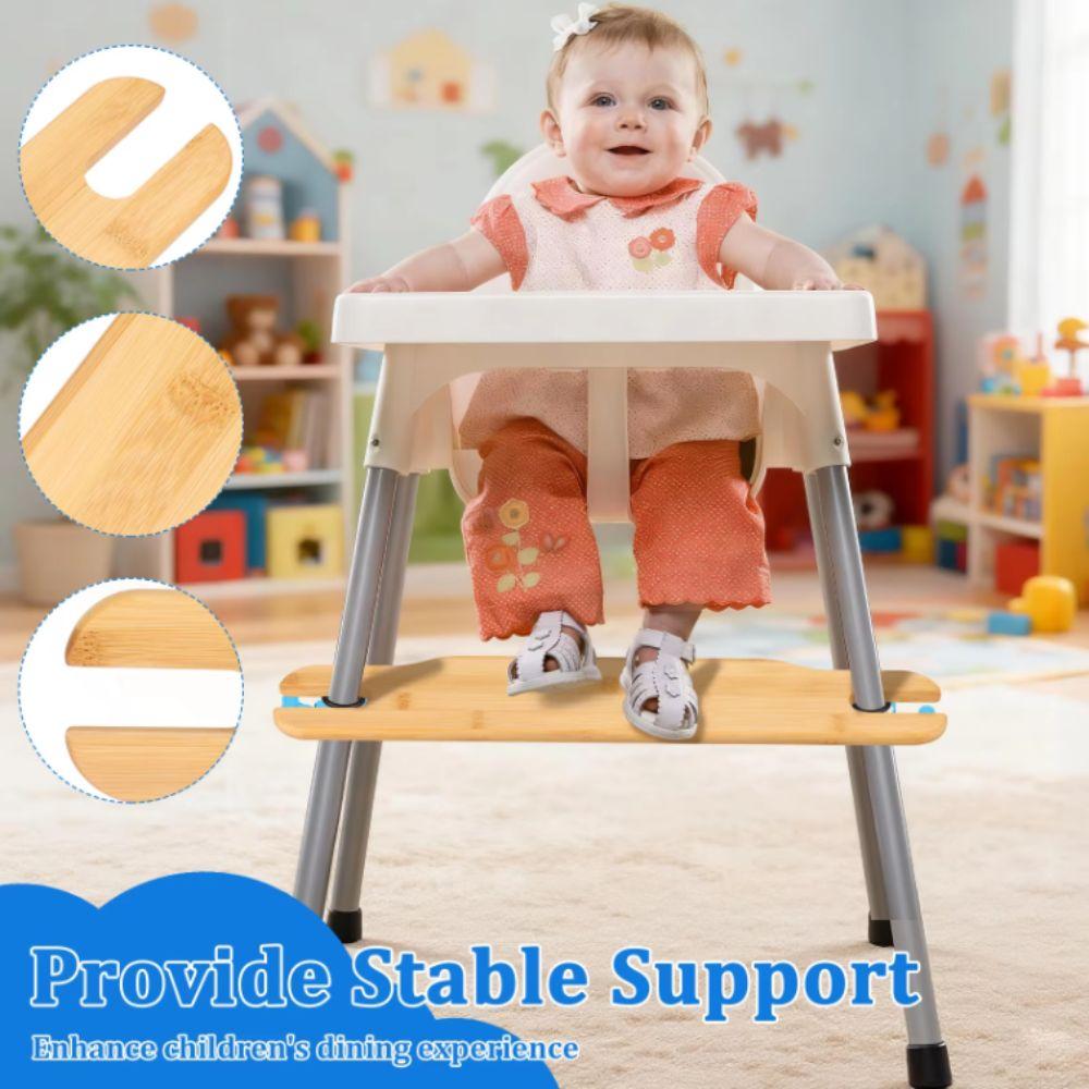 Adjustable Baby Highchairs Pedal Stable Design Highchair Accessory Nursery Furniture