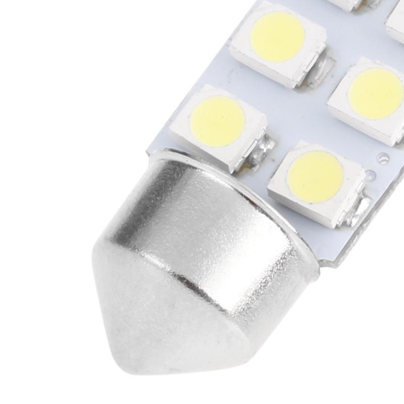 10/4 шт. 31 мм, 36 мм, 39 мм, 41 мм светодиодные лампы 2835 8SMD, автомобильная купольная лампа с двойным наконечником на крыше, лампа для чтения