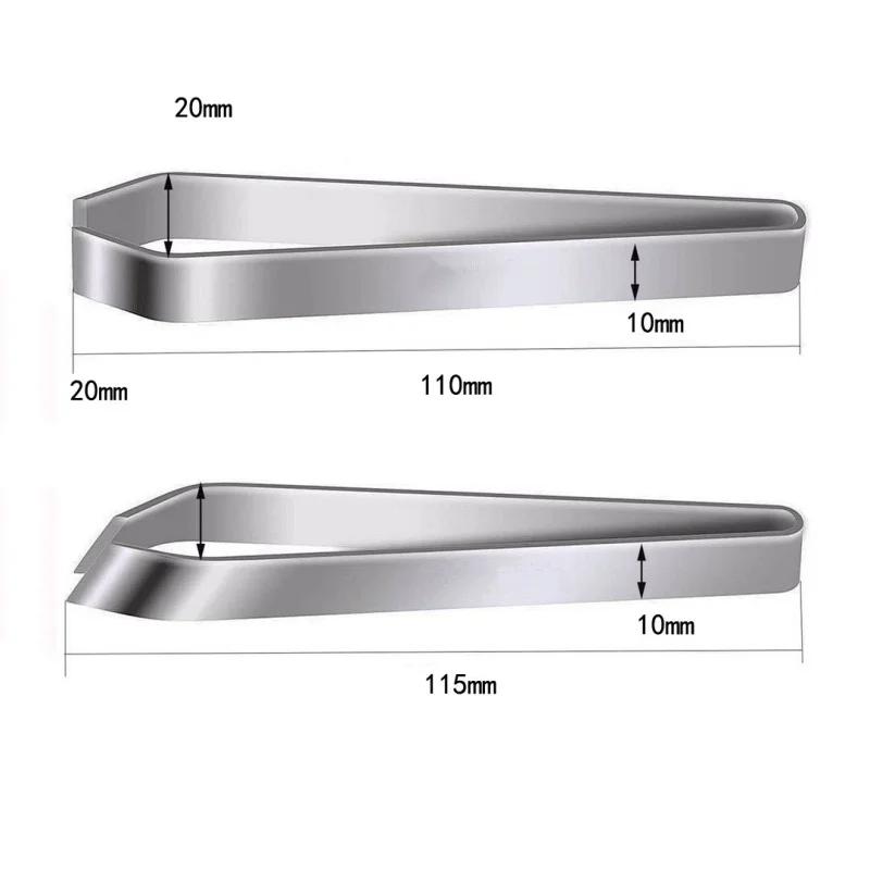 1 шт. пинцет-рыбья кость из нержавеющей стали 430, зажим, экстрактор, экстрактор мяса, металлический захват для еды, очиститель, кухонный инструмент, аксессуары