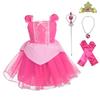 Little Girls Princess Costume Fancy Summer Dress Outfit with Accessories Size Years Hot Pink [Dressy Daisy] 7-8