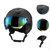 Skiing Helmet Snow Ski Adjustable Warm Protectived Glasses Impact Resistance Shockproof Ear