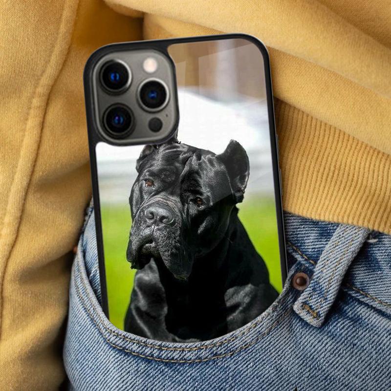 Italian Cane Corso Mastiff Dogs Soft Phone Case for iPhone 17 Air 16e Pro max 15 Pro 13 14 Plus 11 12 MagSafe Magnetic Coque