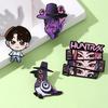 1/4Pcs Kpop Demon Hunter Brooch Huntr/X Enamel Pins Badge For Women Men Backpack Clothing Accessories  Jewelry Fans Gift