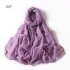 58 Colors Women Candy Color Voile Scarf Plain Solid Pashmina Female Warm Cotton Viscose Scarves Blanket Shawls And Wraps Bufanda