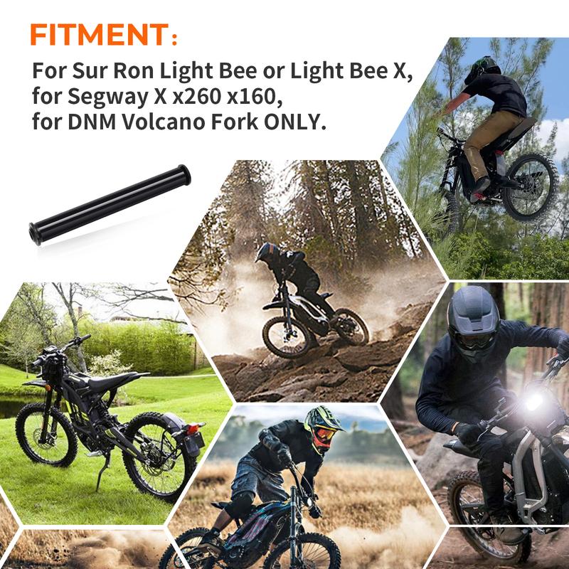 Front Wheel Axle Replacement for DNM Volcano Fork Sur Ron LightBee X Segway X260