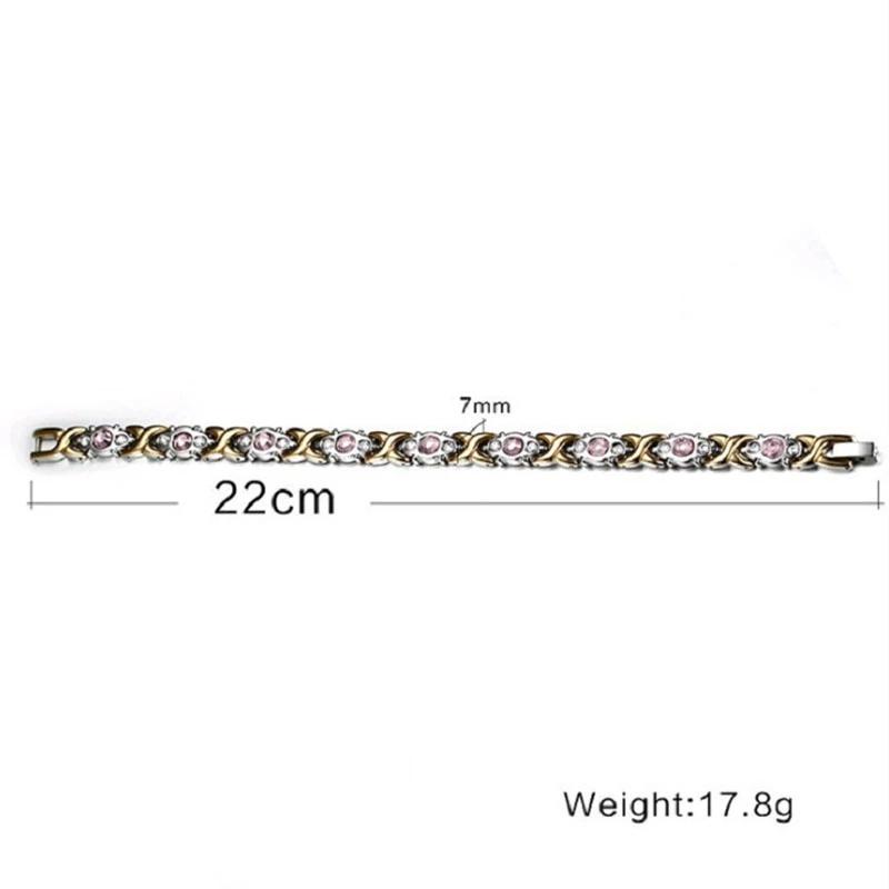 Trendy 3 Colors Energy Magnets Jewelry Slimming Bangle Bracelets Twisted Magnetic Therapy Bracelet Healthcare