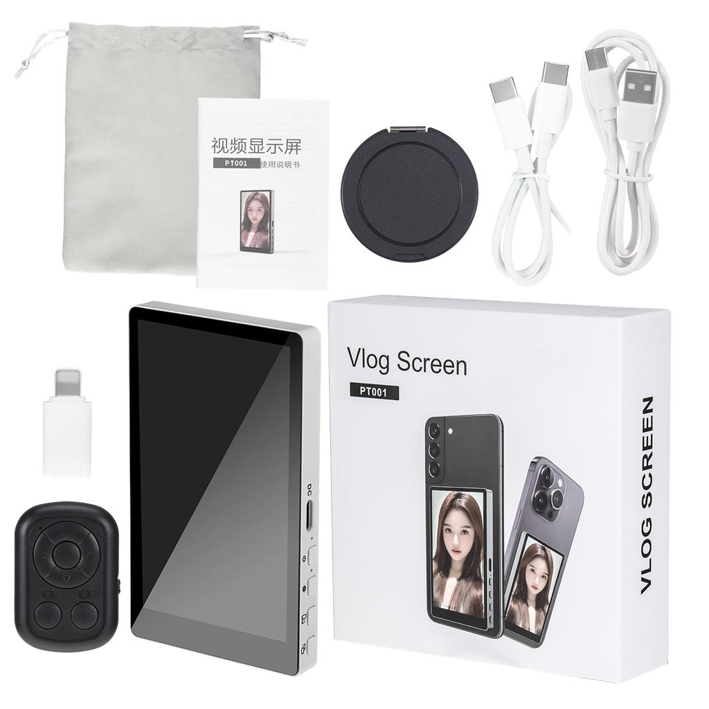 Беспроводной магнитный экран-монитор для смартфона для видеоблога, прямой трансляции, записи видео, селфи на улице, новый
