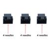 Durability 4Pin Computer Fan Power Extension Cord Splitter Supports 3pcs 3pin/4pin Fan for MultiDevice Thermal Management