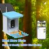 Smart Bird Feeder with Camera 2L Capacity Bird Feeder for Outdoors with Solar Panel Built-in
