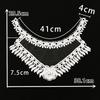 White I Milk Silk Embroidery Hollow Collar Sewing Lace Diy Decoration With Clothing Accessories Collar Accessories