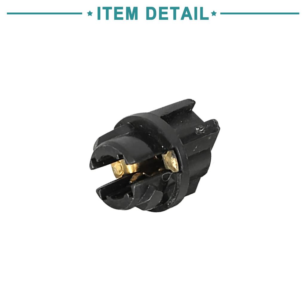 ACROPIX Автомобильная приборная панель кластера разъем лампы приборной панели T5 поворотный цоколь черный 8 шт.