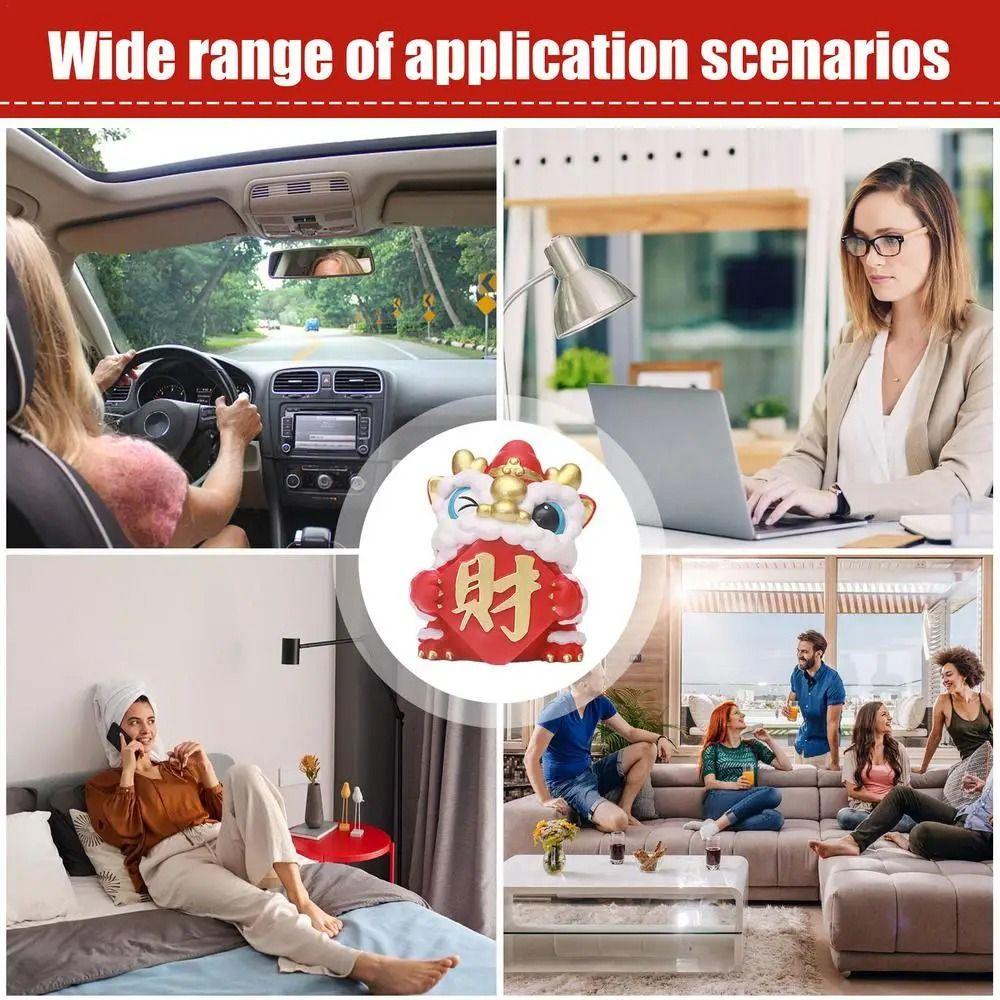 Chinese Style Cute Lion Ornament Cartoon Lucky Dancing Lion Model  Spring Festival Decor