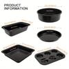 5Pcs/set Baking Pans Nonstick Bakeware with Round Cake Muffin Loaf Roast Baking Sheets for Oven Mobzio Kitchen Cookware Supplies