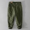 Весенне-осенние мужские повседневные брюки с широкими штанинами, трендовые, свободные и удобные, рабочая одежда, мужские брюки