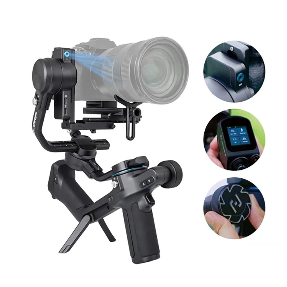 FeiyuTech Комплект SCORP 2, стабилизатор для камеры, сенсорный экран, встроенный AI-трекер для беззеркальной зеркальной камеры, обновленная версия scorp