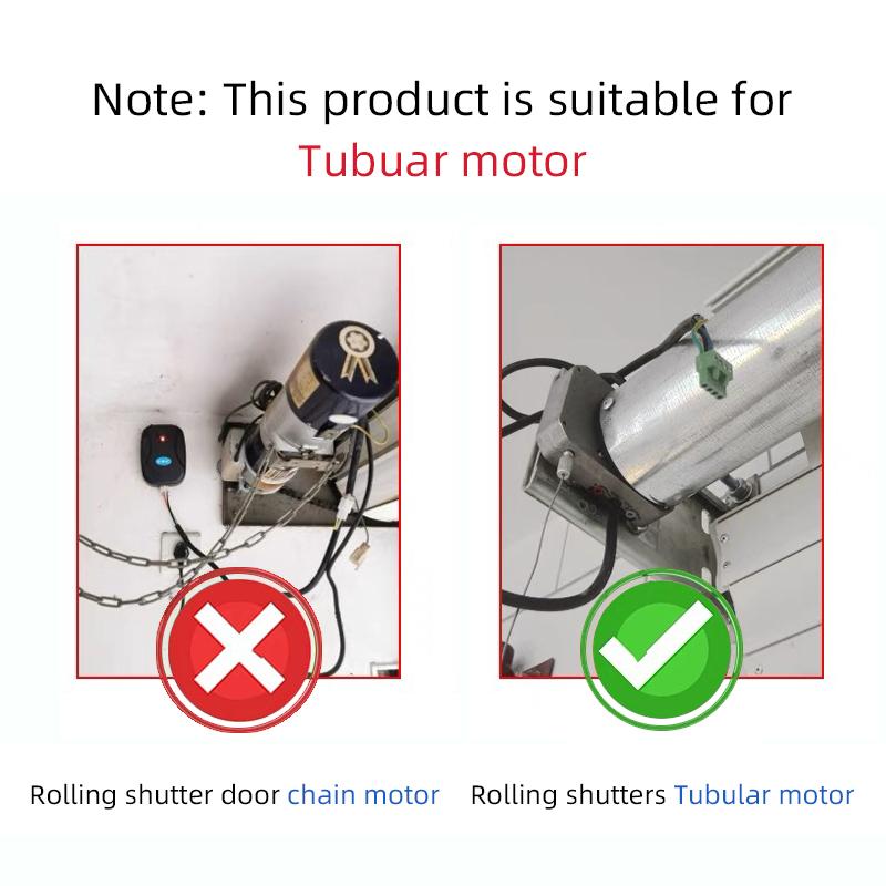 433Mhz Universal Remote Control Switch Smart Controller For The Garage Door Receiver Transmitter Rolling Shutter Tubular Motor