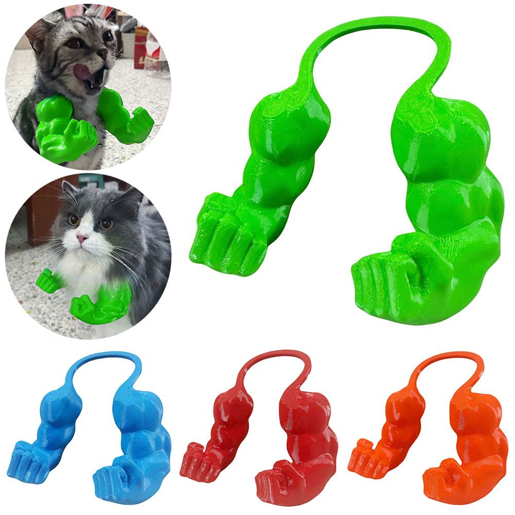 Кошачьи мышцы руки 3D-печать Кошка Смешная рука Домашнее животное Косплей Костюм Аксессуары для Хэллоуина Принадлежности для вечеринки по случаю дня рождения