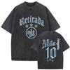 Milo J 10 Album Logo 2026 Vintage Washed T Shirt Men Women Fashion Oversized Cotton T-shirt High Quality O-Neck Clothing Tshirts