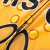 Sleek And Modern Men's Cycling Jersey Black Yellow Suitable For All Occasions