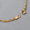 K18 18K Gold Figaro Chain Anklet Width Selectable Size Pull Ring Unisex Chain Size 24cm [Speranza] 2.1mm