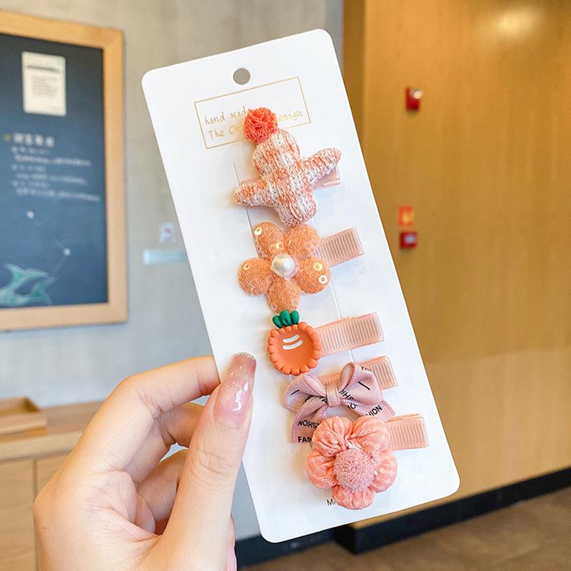 Adorable No-Damage Hair Clips for Baby Girls