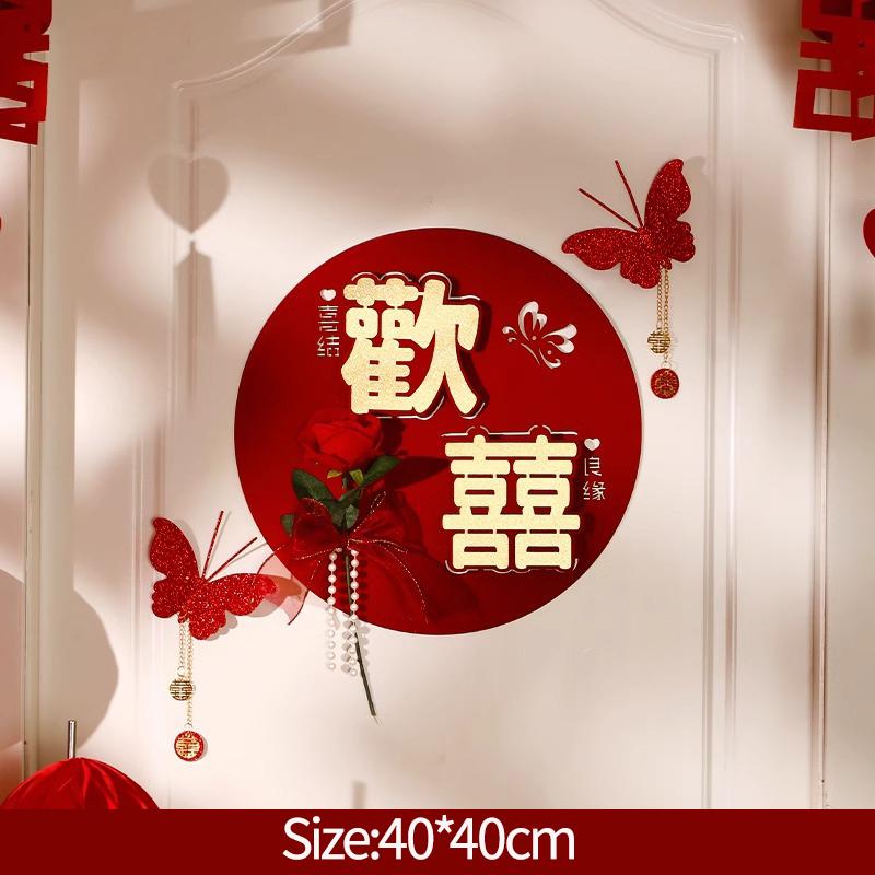 6 шт. Красные подвесные бумажные веера Набор бумажных вееров на китайский Новый год, свадьбу, с цветами, бумажное рукоделие, декор для фона, DIY, товары для вечеринок