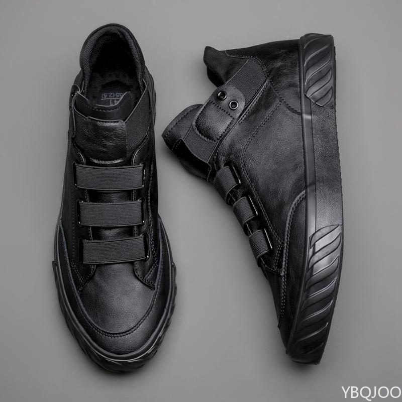 2024 Новые мужские кожаные туфли Корейский тренд Удобные лоферы Мужская обувь Британская мода Мужские высокие кроссовки Новые мокасины для мужчин