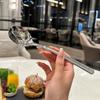 304 ложка из нержавеющей стали с длинной ручкой, столовые ложки, горшок, половник для супа, рамэн, лапша, совок, кухонная посуда, кухонная утварь