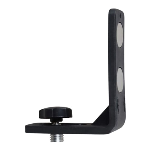 Solvanta Magnetic Clamp Laser Level Holder, Wall Mount, Powerful Magnetic Clamp, for DIY Laser Tools, 5/8" Screw Compatible, 12x12x3.5cm, Black