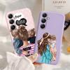 Модный чехол для мамы для iPhone Samsung A55 S24 FE S25 M35 A06 Xiaomi Redmi Note 13 Pro 14C Huawei Honor Realme противоударный матовый чехол для телефона с защитой от царапин