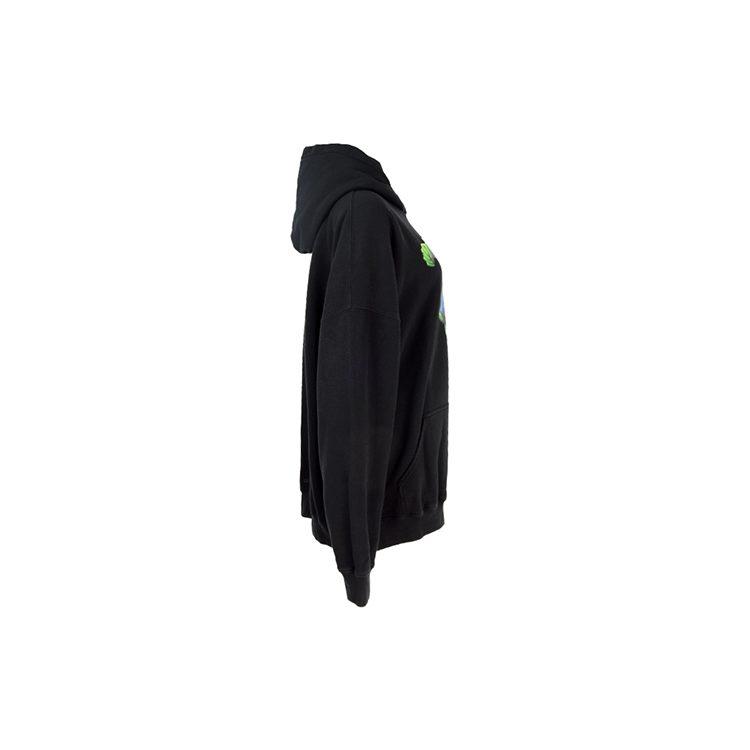Balenciaga Худи оверсайз 'Черный' 651799TLV581000