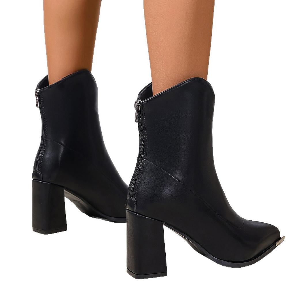 Туфли-лодочки на шпильке, детские осенне-зимние новые модели, популярная женская обувь, маленькие короткие ботинки